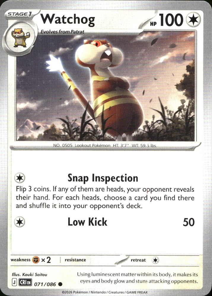 Watchog - ME04 71/86