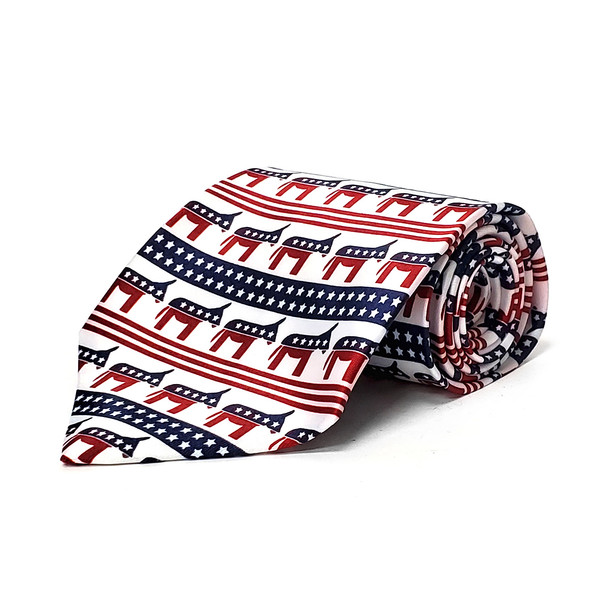 57 X 3.25 Inch Democrat Tie