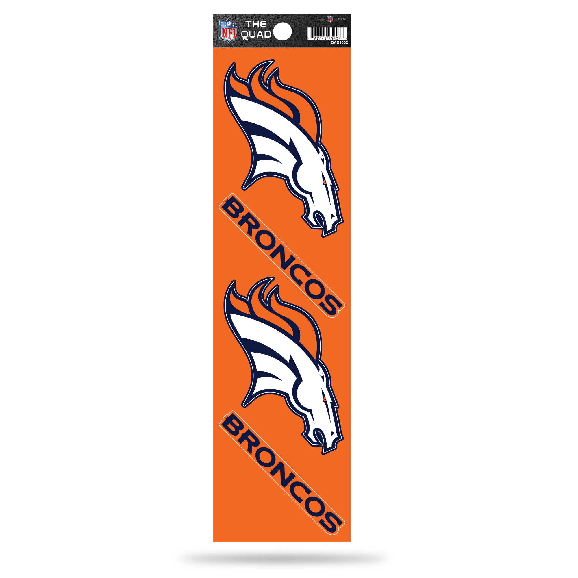 Denver Broncos Quad Decals