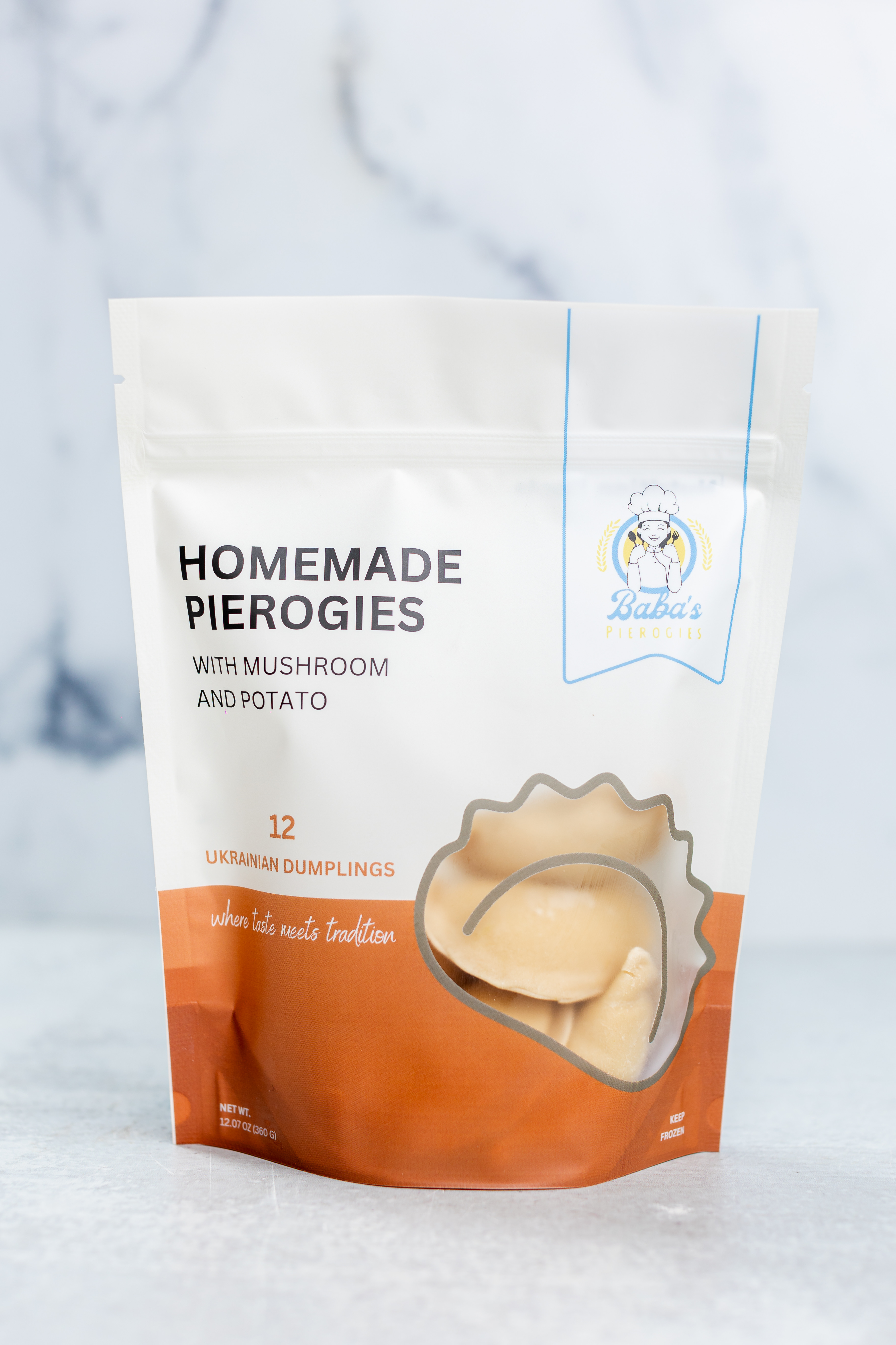 ❄️ Mushrooms & Potatoes Pierogi (Frozen)