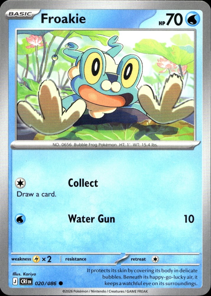 Froakie - ME04 20/86