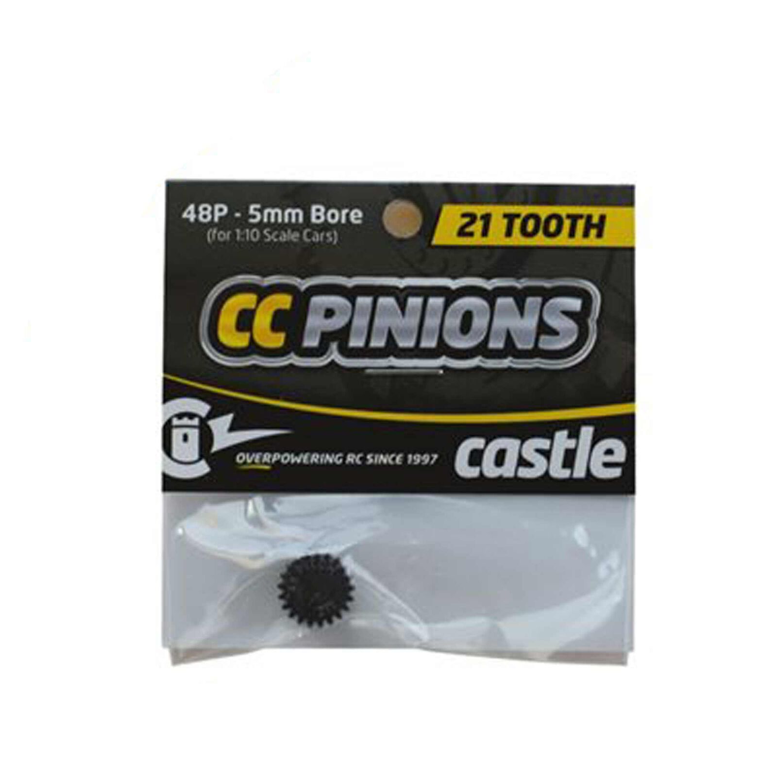 Castle Creations 48P Pinion w/ 5mm Bore 21T
