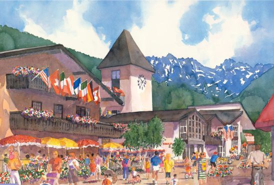 Summer Afternoon in Vail Poster by Barbara Froula