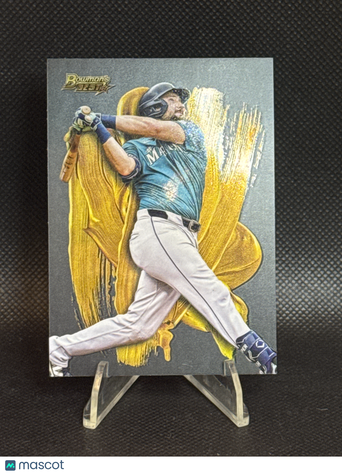 2025 Bowman's Best Cal Raleigh Strokes Of Gold SSP SG-14