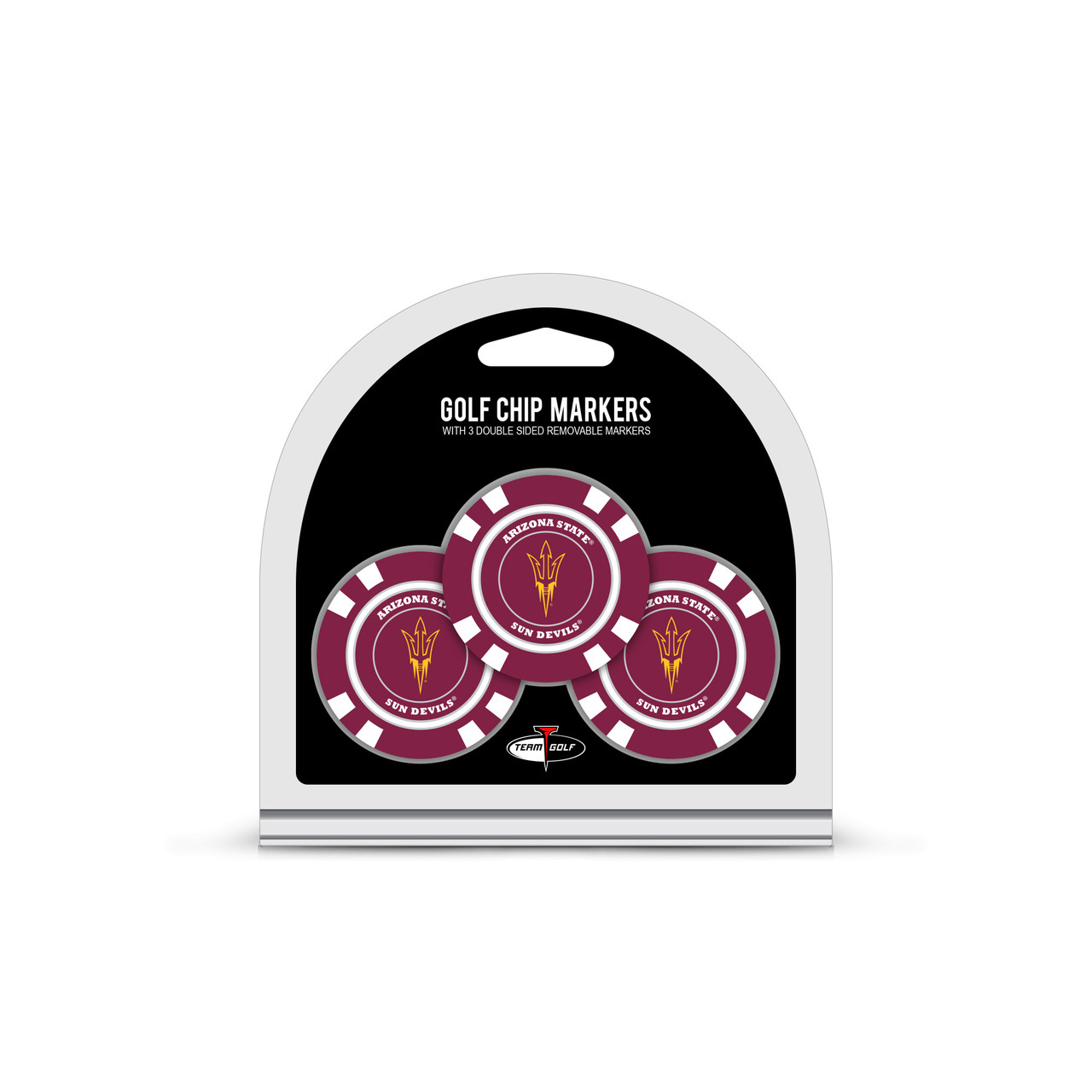 Arizona State Sun Devils Golf Chip with Marker 3 Pack