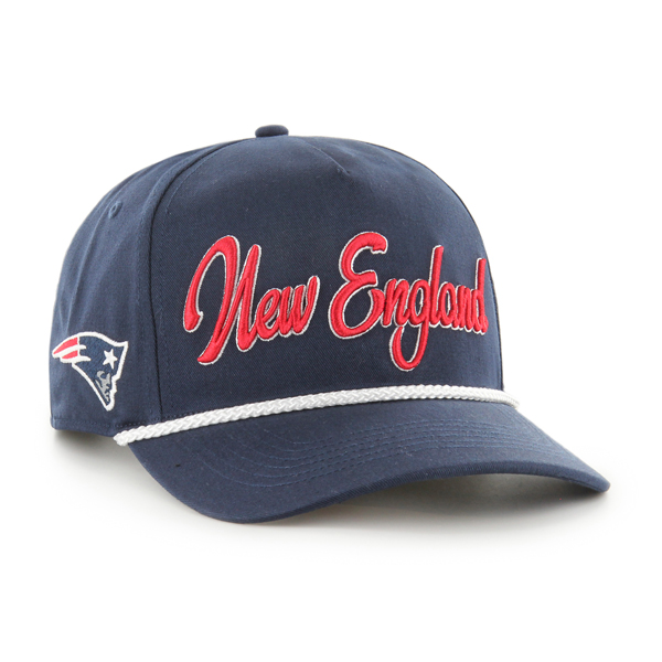 New England Patriots Navy Overhand Hitch '47 Brand Snapback Hat