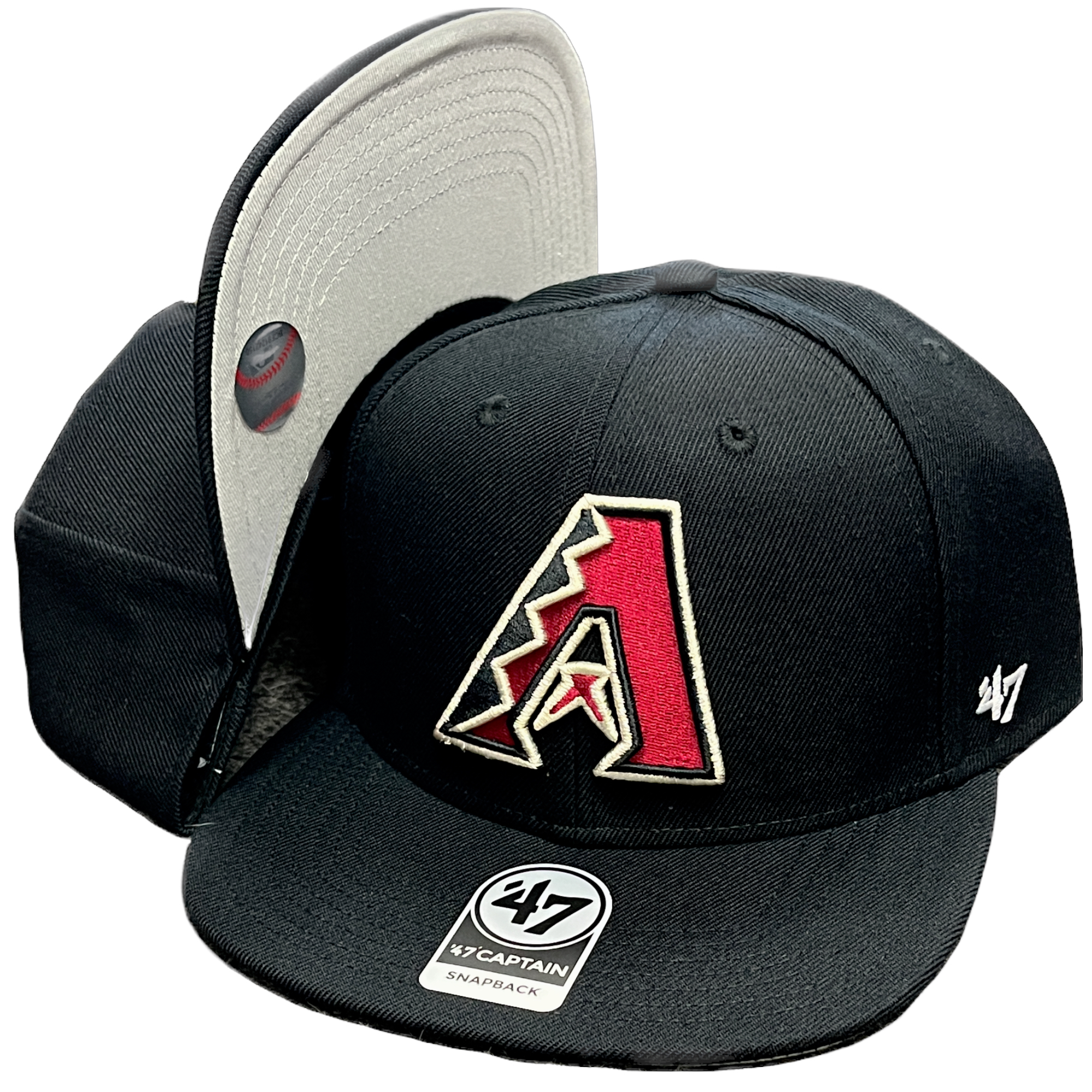 Arizona Diamondbacks Black '47Brand Snapback Hat