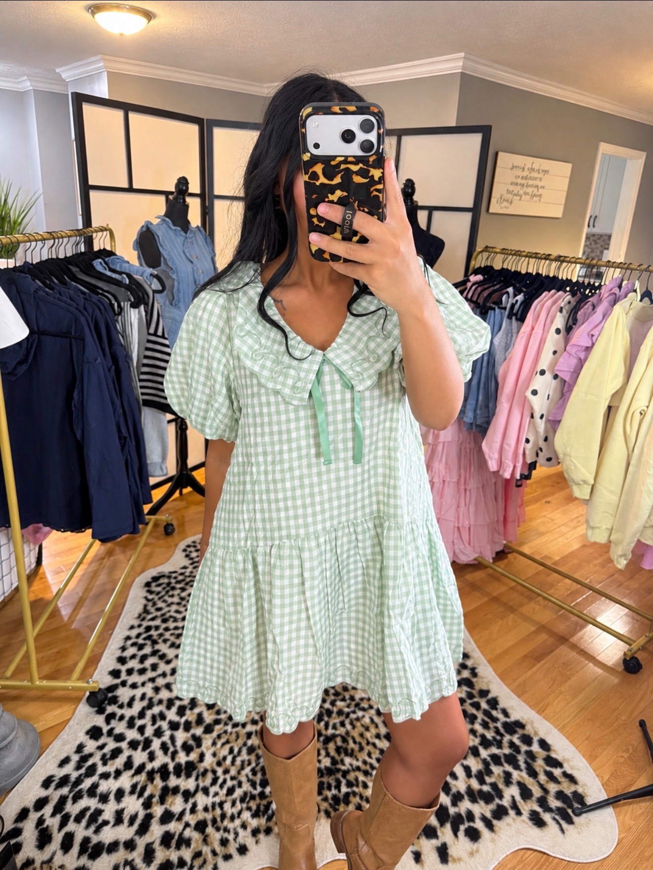 Gingham Grace Dress