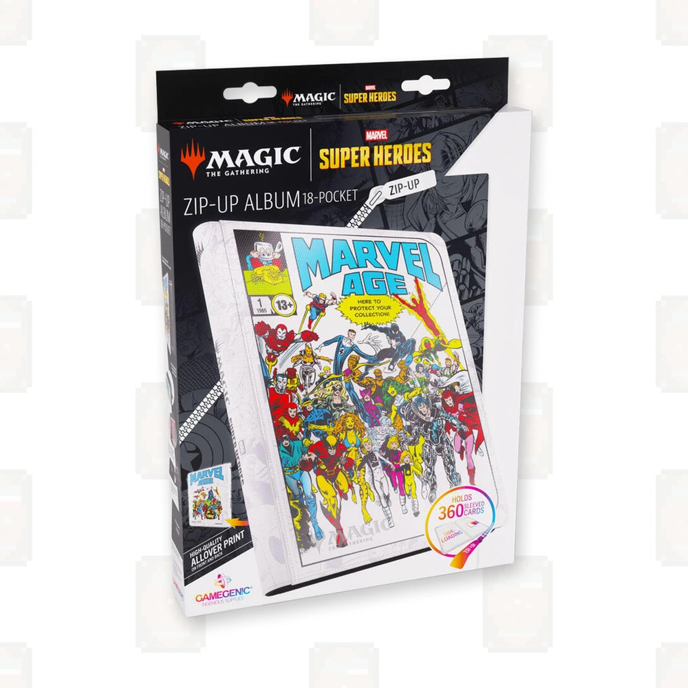 MTG Super Heroes Zip Up Binder