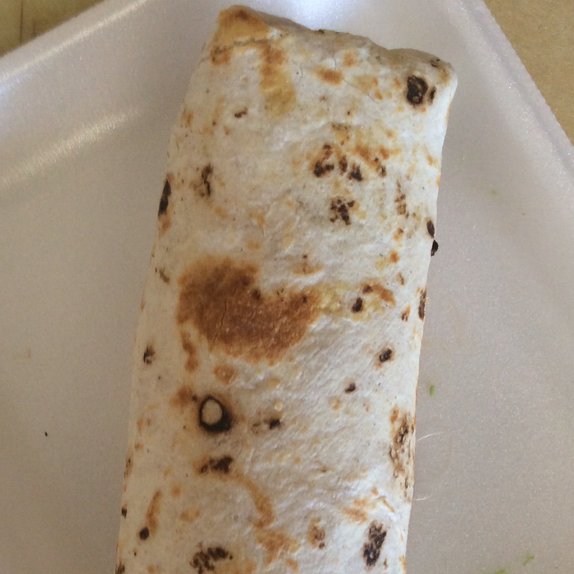 Burrito de Tripa - Guts Burrito from Tacos del Valle