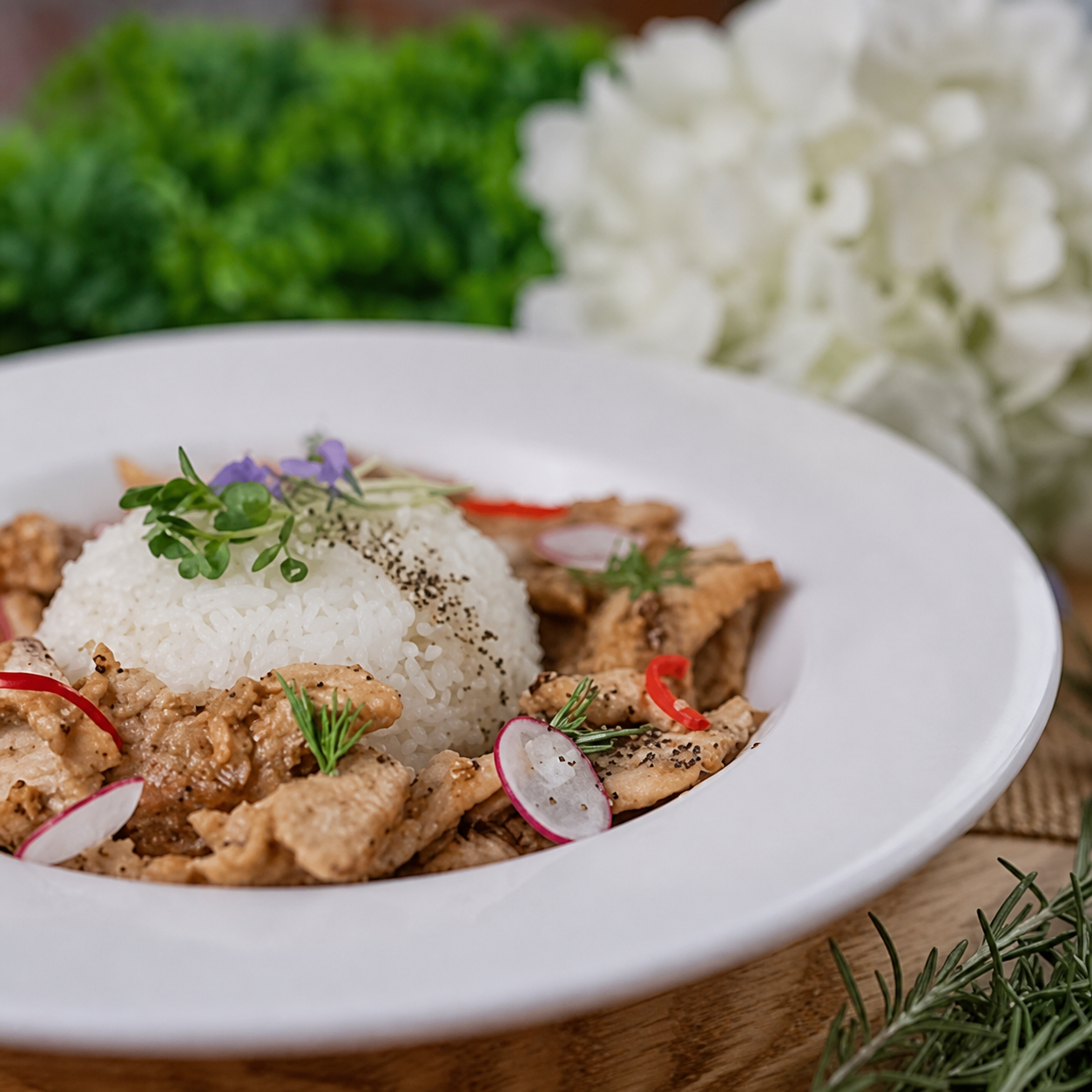 Garlic Over Rice