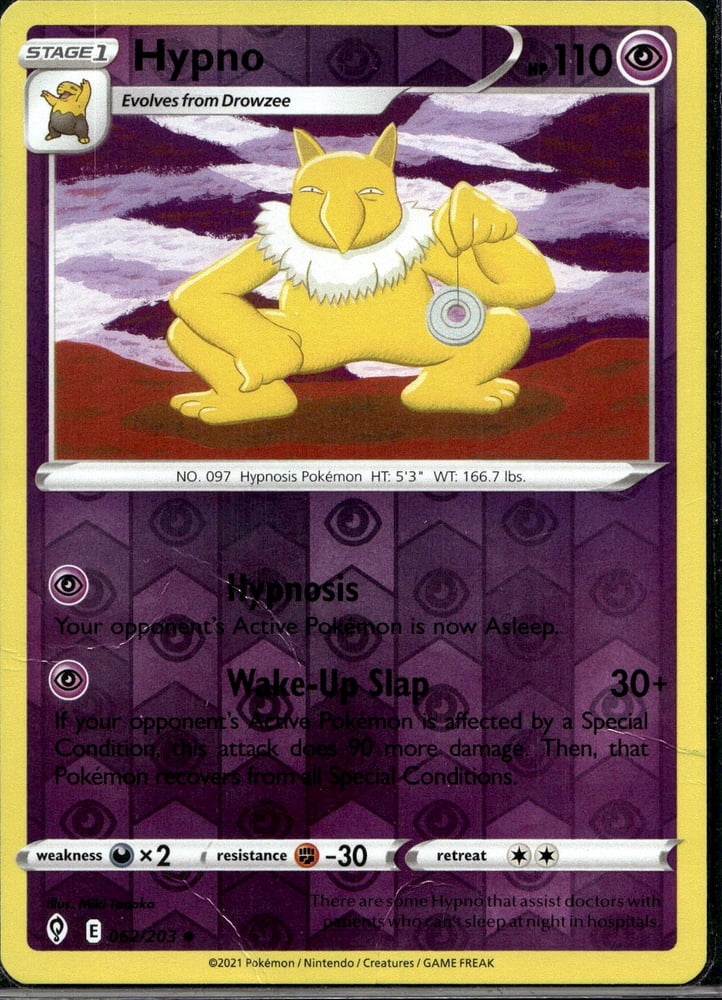 Hypno - SWSH7 62/203