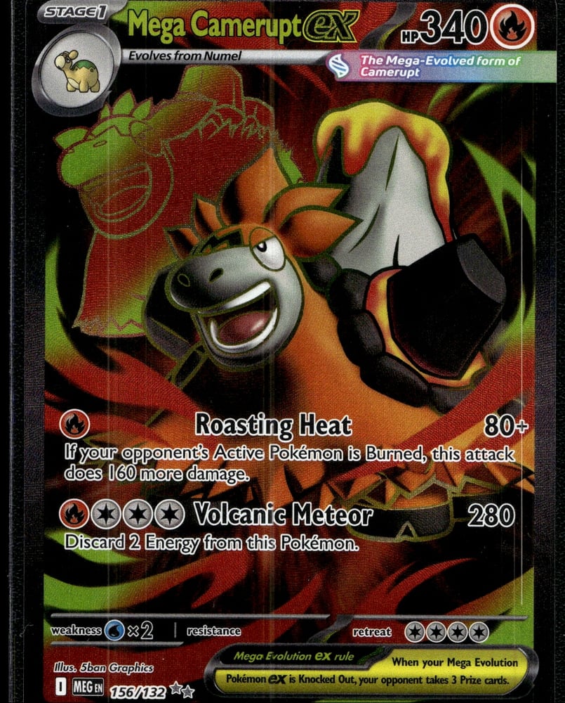 Mega Camerupt ex - ME01 156/132