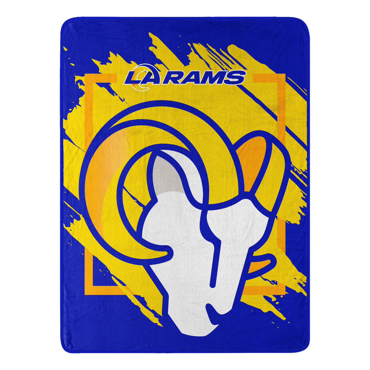 Los Angeles Rams Micro Raschel Dimensional Design Blanket