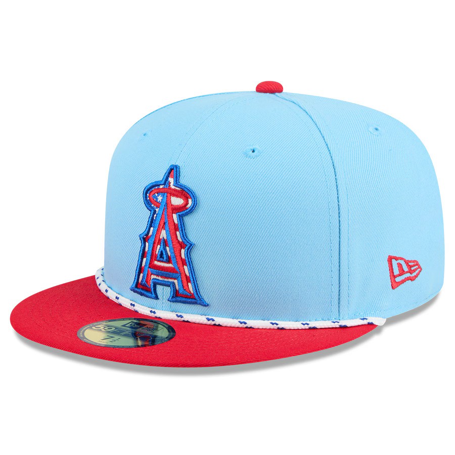 Los Angeles Angels 2025 4th of July New Era 59FIFTY Fitted Hat