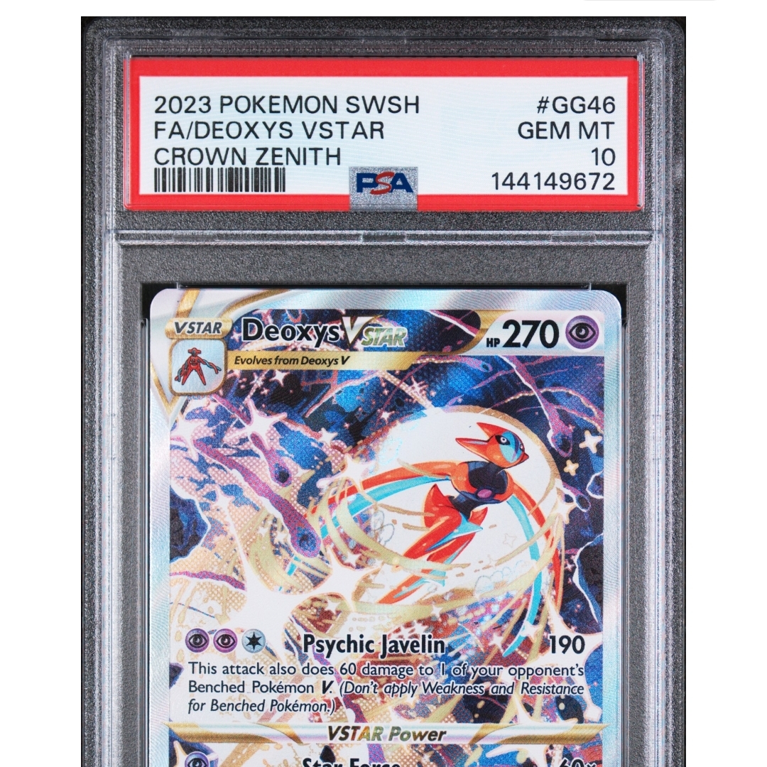 Psa 10 Deoxys Vstar GG Graded Card