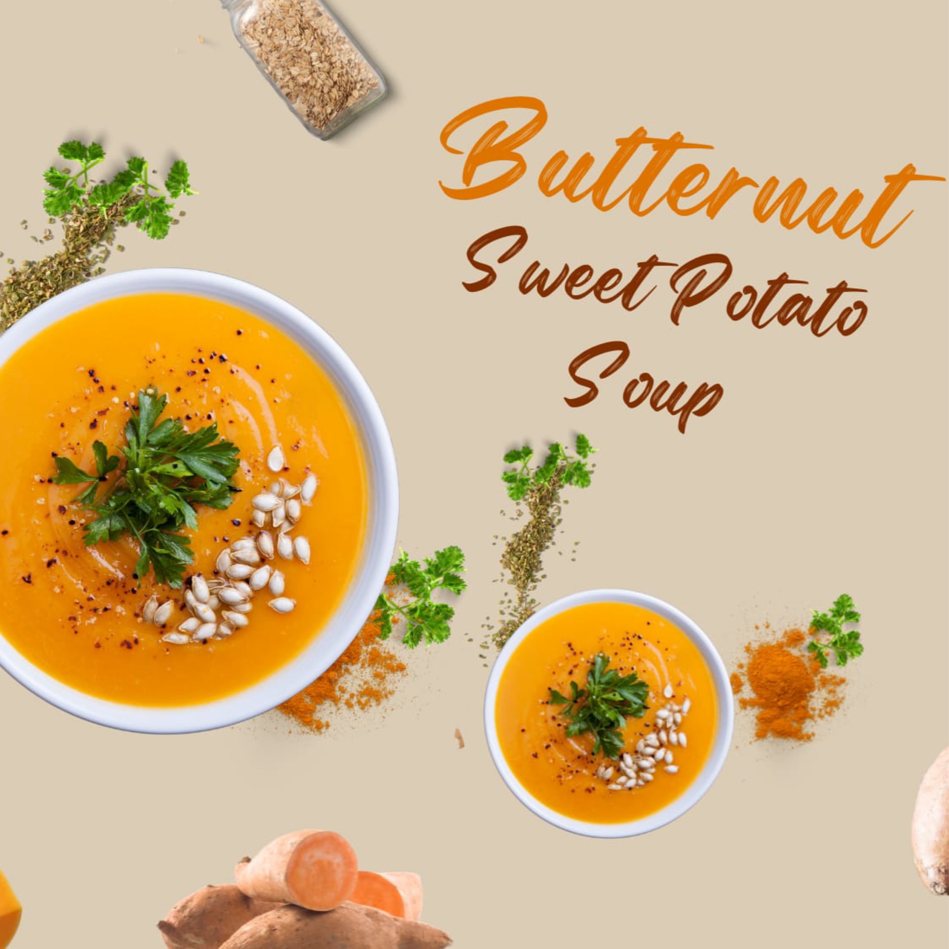 Butternut Sweet Potato Soup