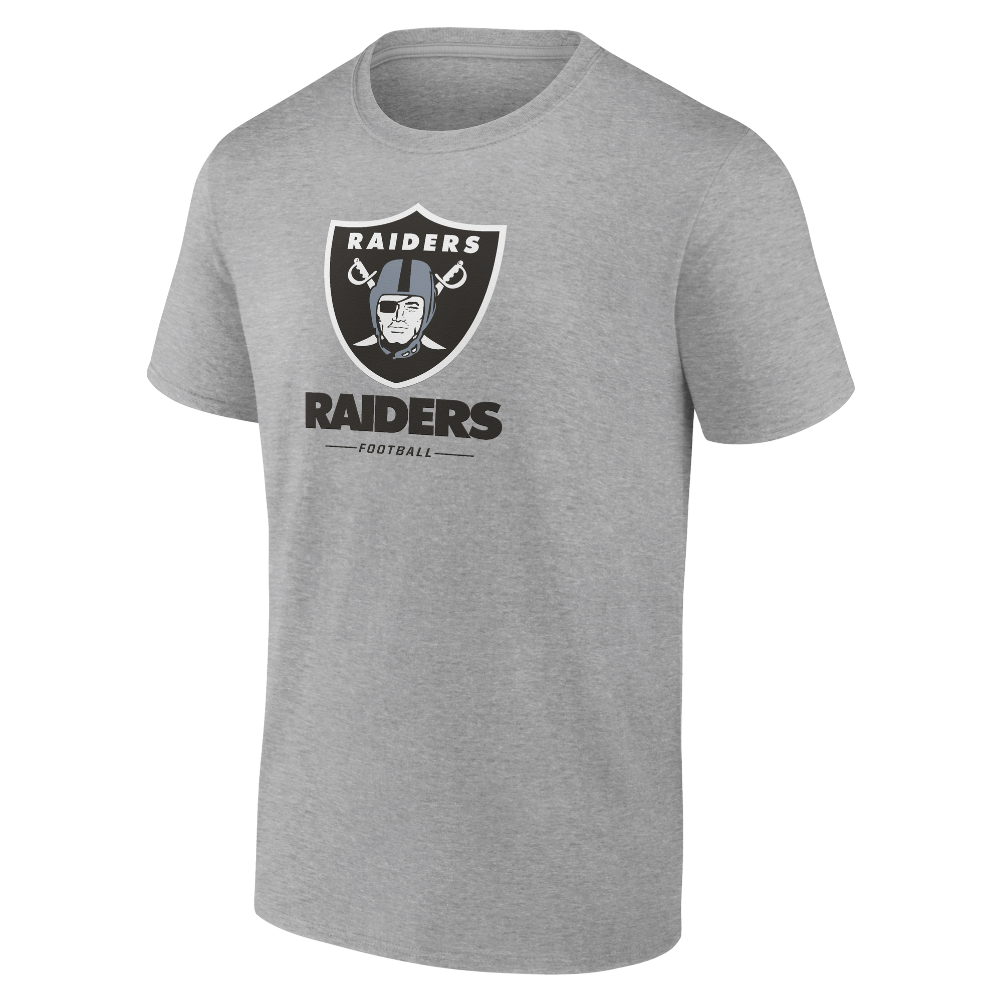 Las Vegas Raiders Grey Team Lockup Shirt