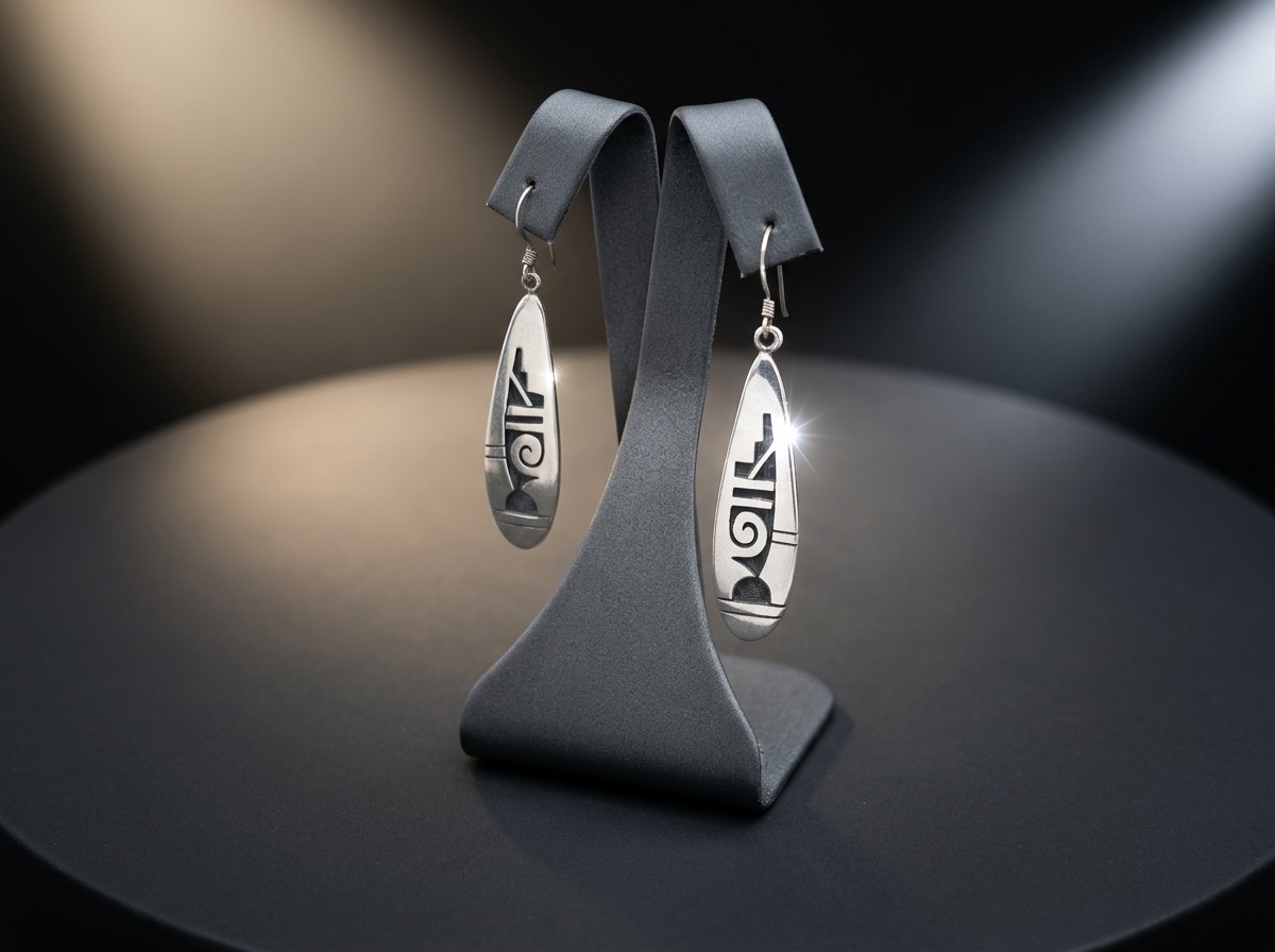 Sterling Silver Earrings - Dangle #073
