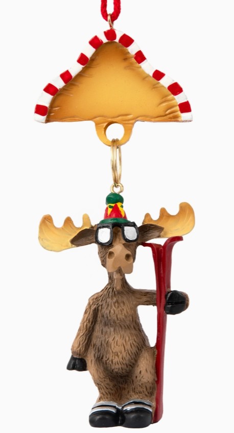 Ski Moose Ornament