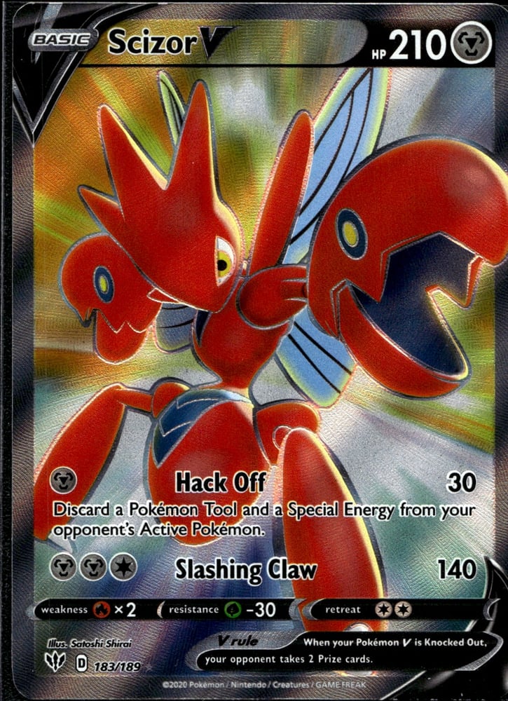 Scizor V - SWSH3 183/189