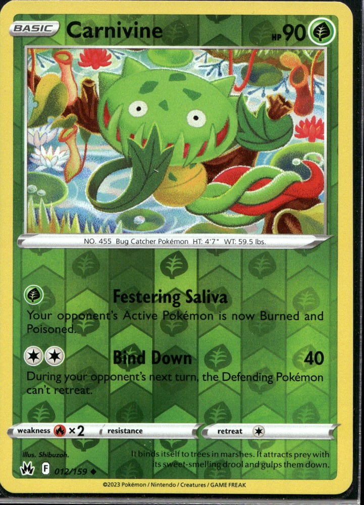 Carnivine - SWSH12.5 12/159