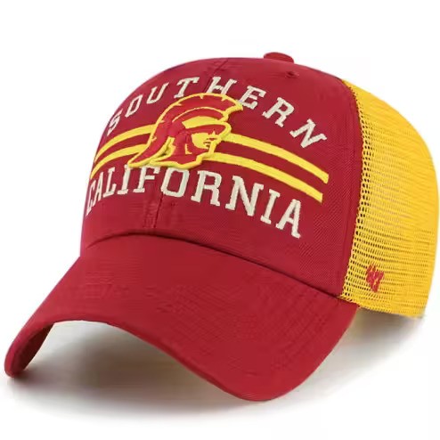USC Trojans Red Highpoint '47 Brand Cleanup Snapback Hat