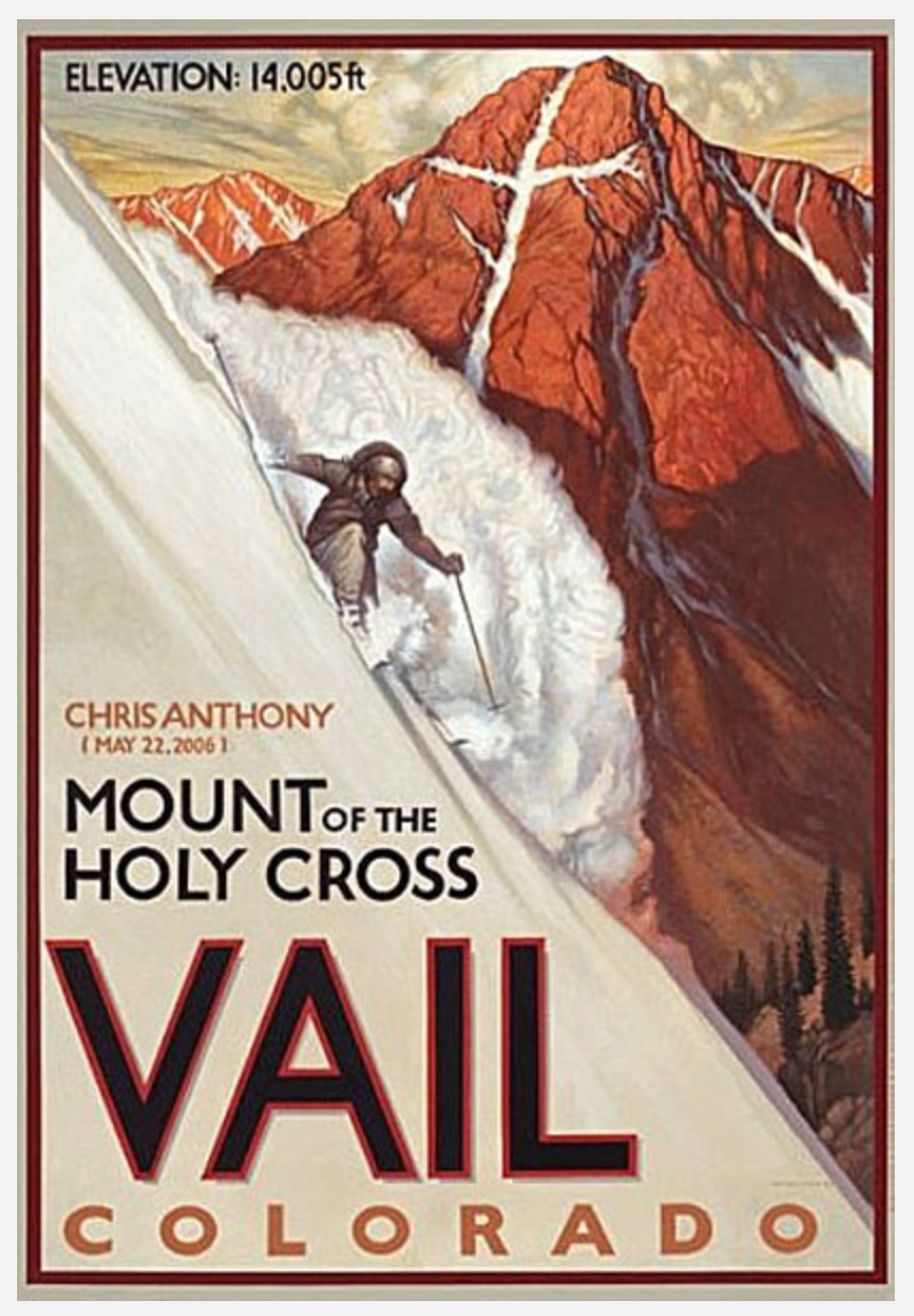 Chris Anthony Mt Holy Cross Poster