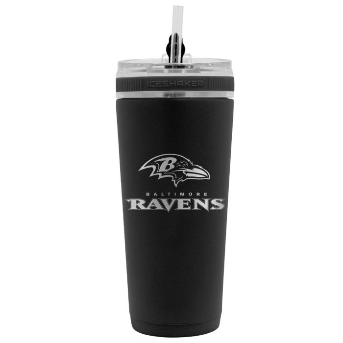 Baltimore Ravens Stainless Steel Flex Ice Shaker 26oz
