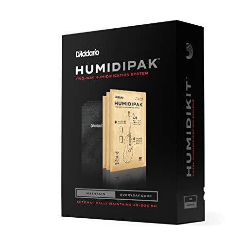 D'Addario Guitar Humidifier System - Humidipak Maintain Kit - Automatic Humidity Control System