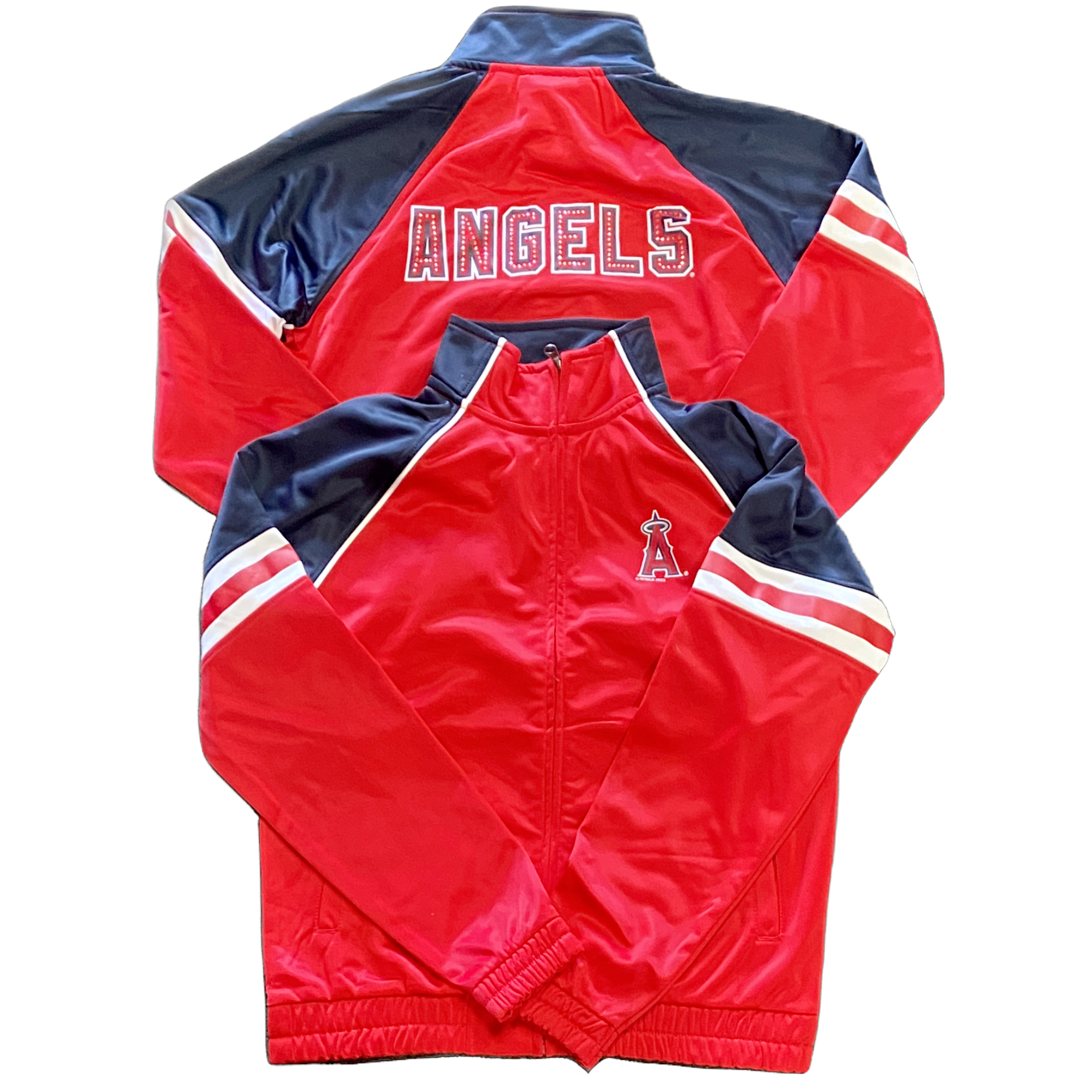 Los Angeles Angels Ladies Rhinestone g-III Windbreaker Jacket