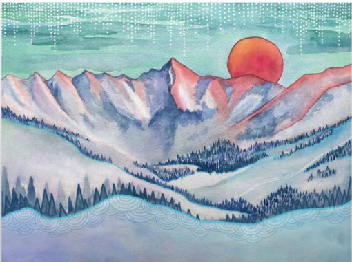 Gore Range Art Poster