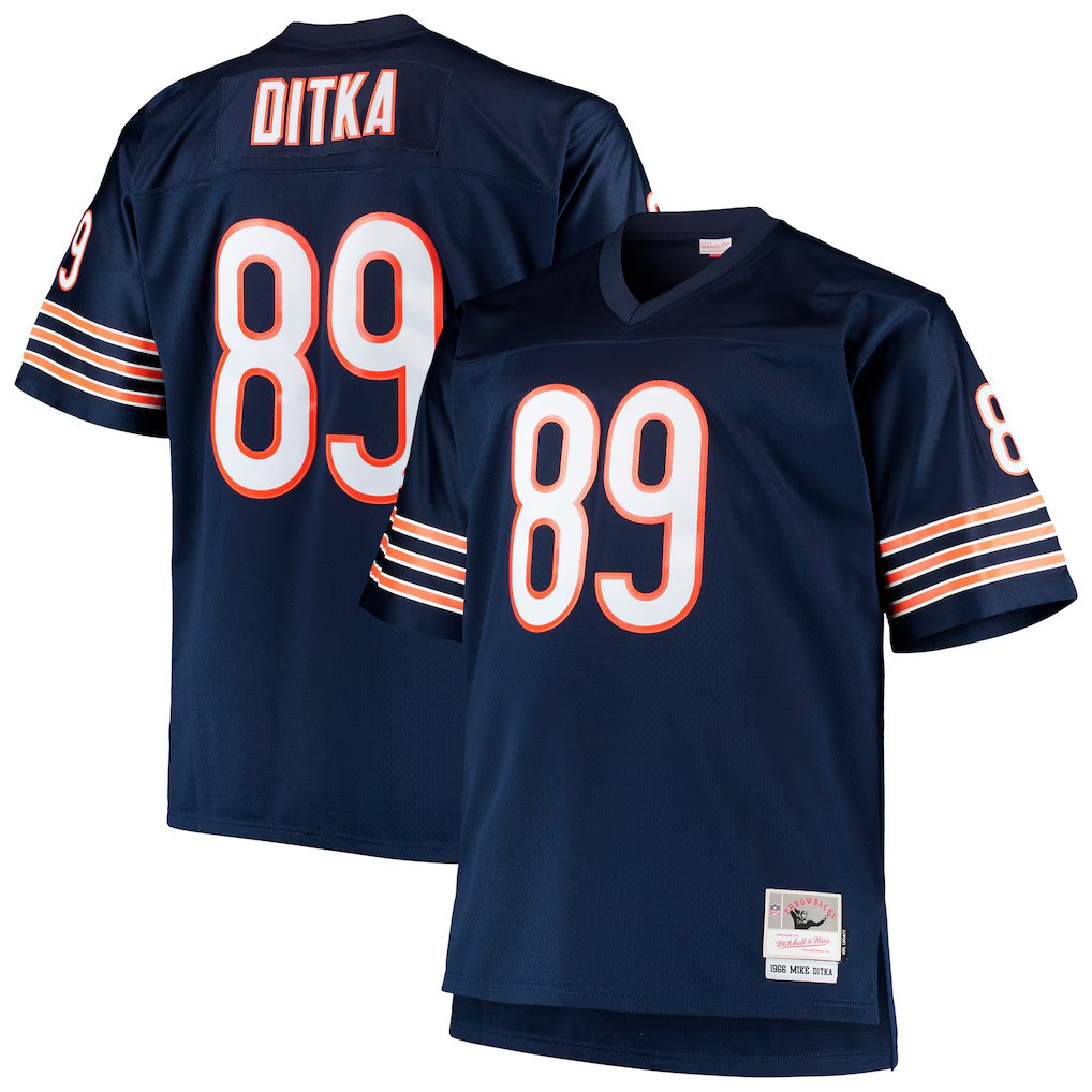 Chicago Bears 1966 Mike Ditka #89 Mitchell and Ness Home Jersey