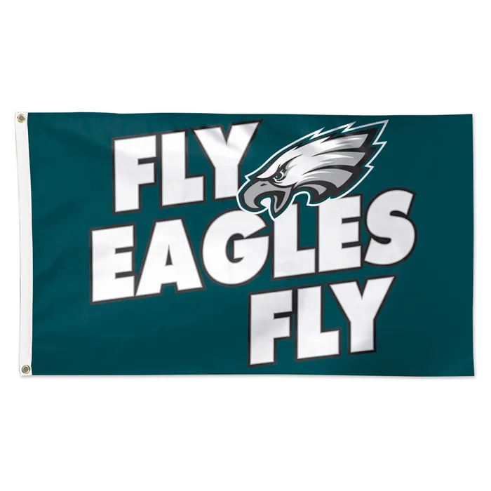 Philadelphia Eagles Deluxe Fly Eagles Fly Flag 3x5'