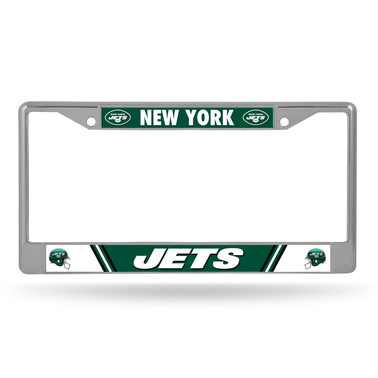 New York Jets Chrome License Plate Frame