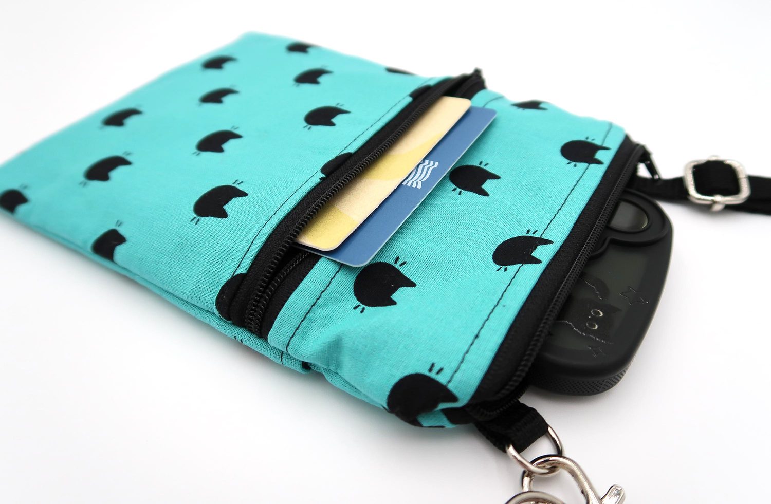 Small Crossbody Bag – Kitty Dots, photo 2 of 6