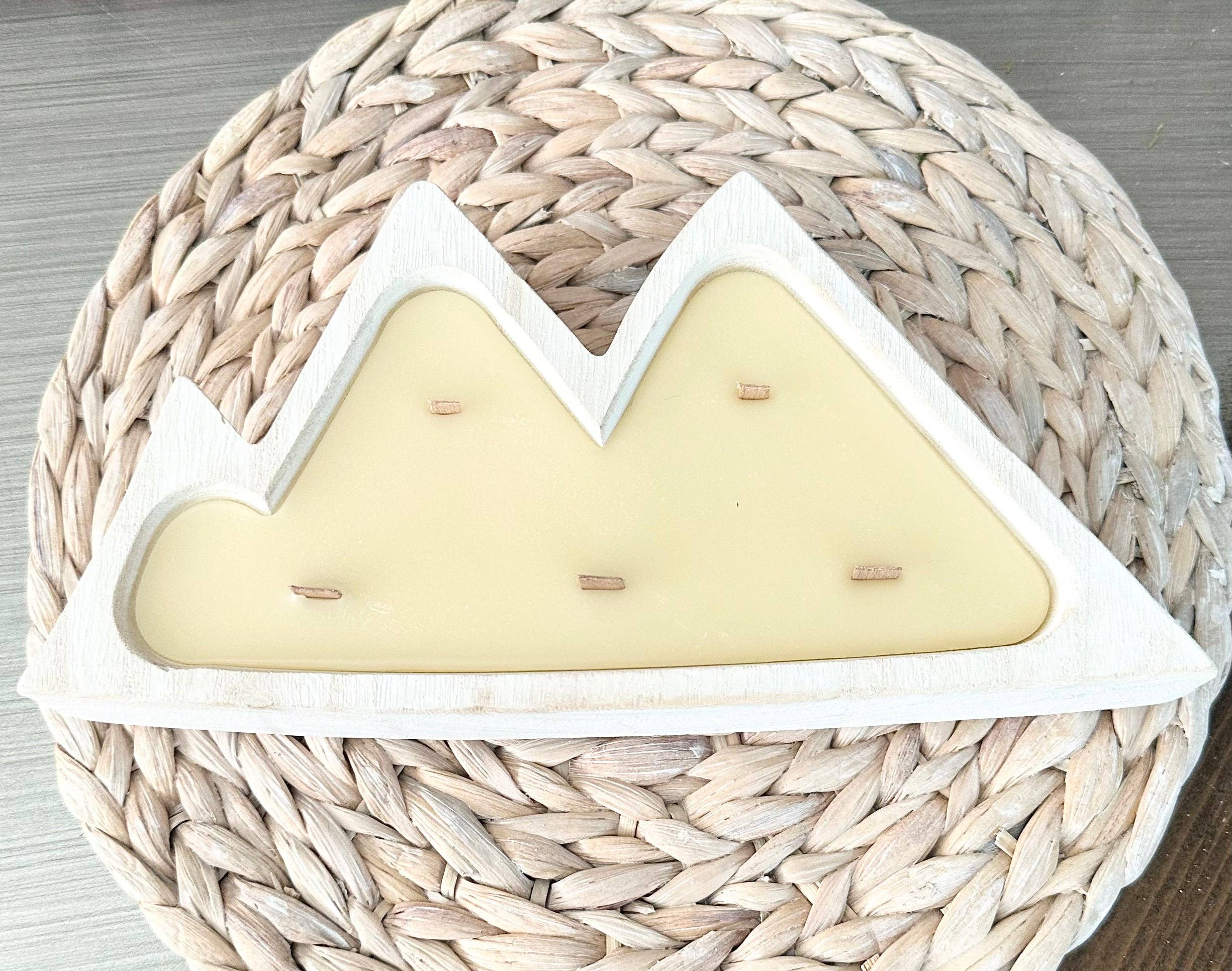 Mountain Dough Bowl Beeswax Candle