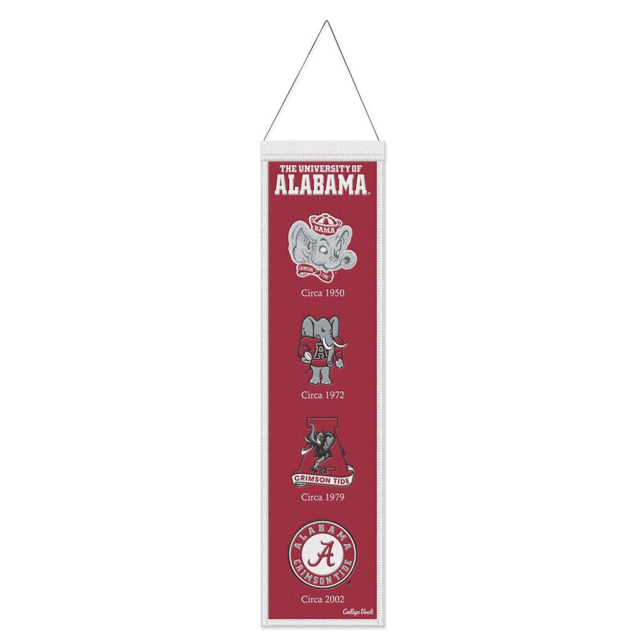 Alabama Crimson Tide Wool Evolution Banner 8x32"