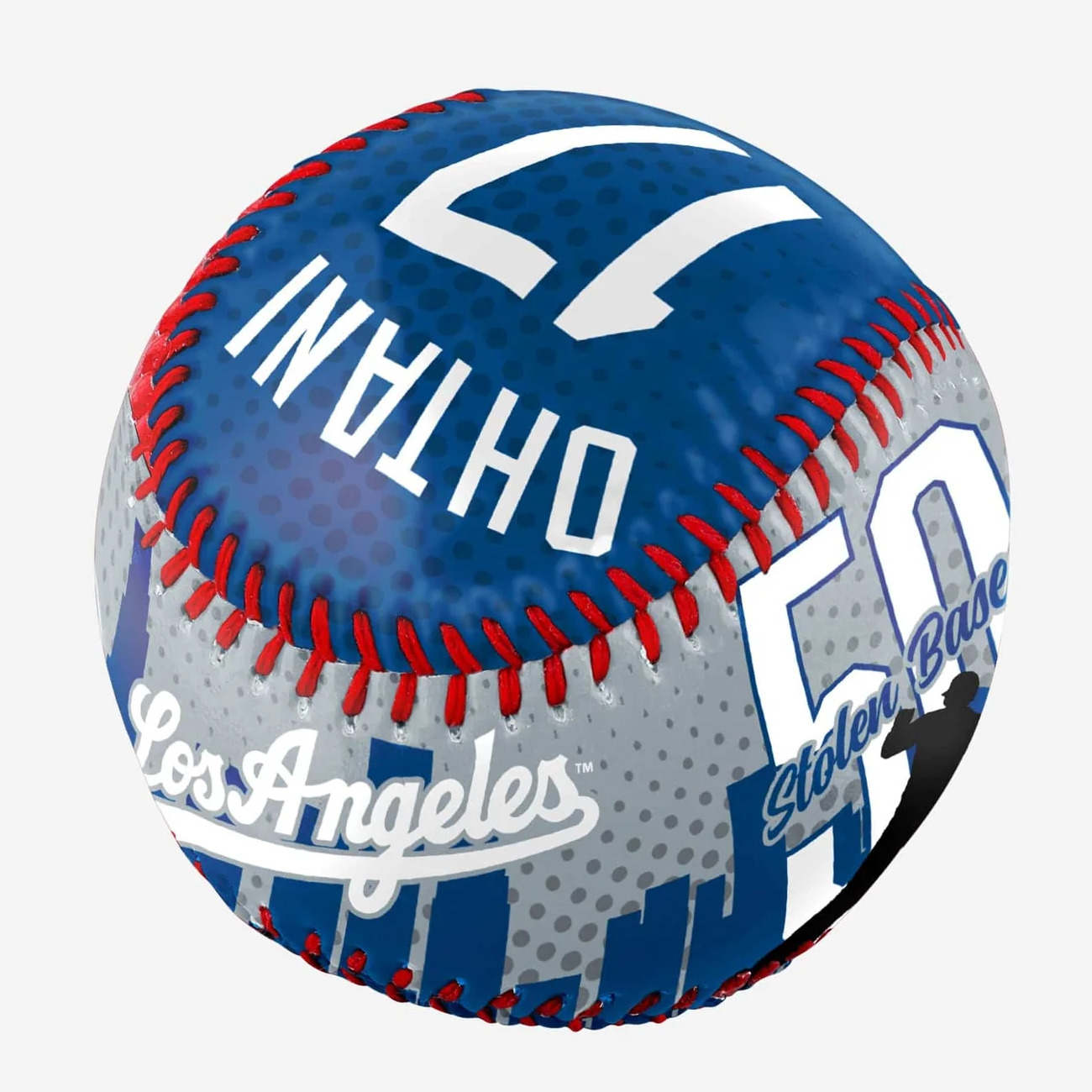 Los Angeles Dodgers Shohei Ohtani 50/50 Limited Edition /550 Skyline Replica Baseball with Case