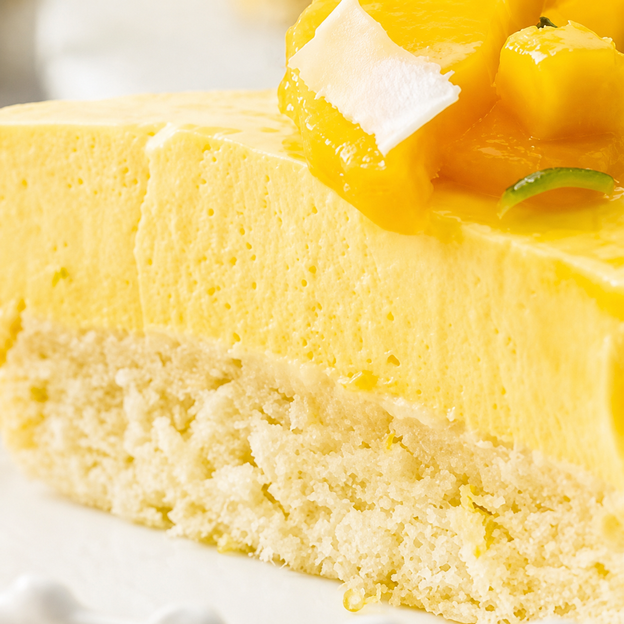 Mango Mousse cake