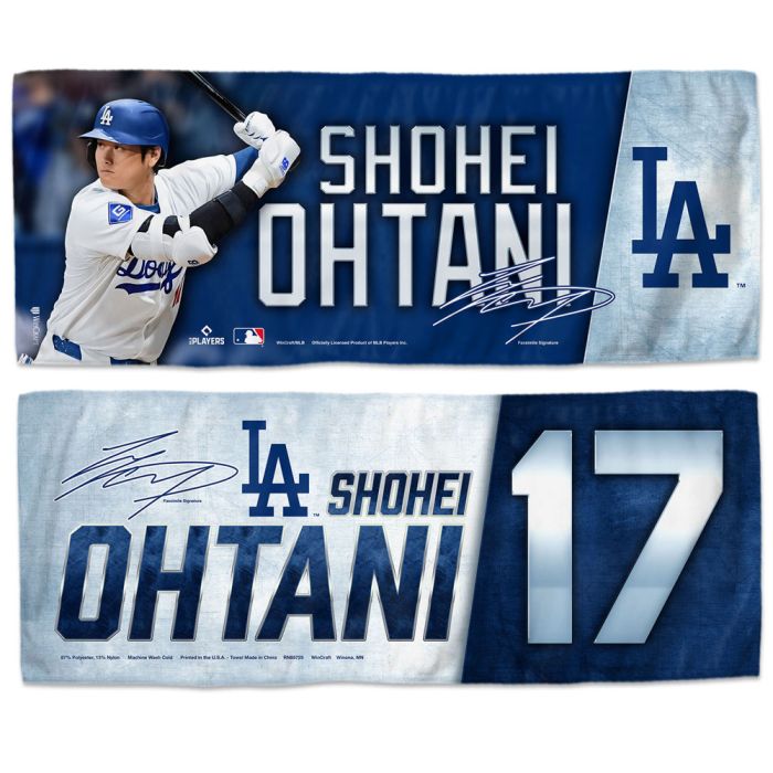 Los Angeles Dodgers Shohei Ohtani Cooling Towel 12x30"