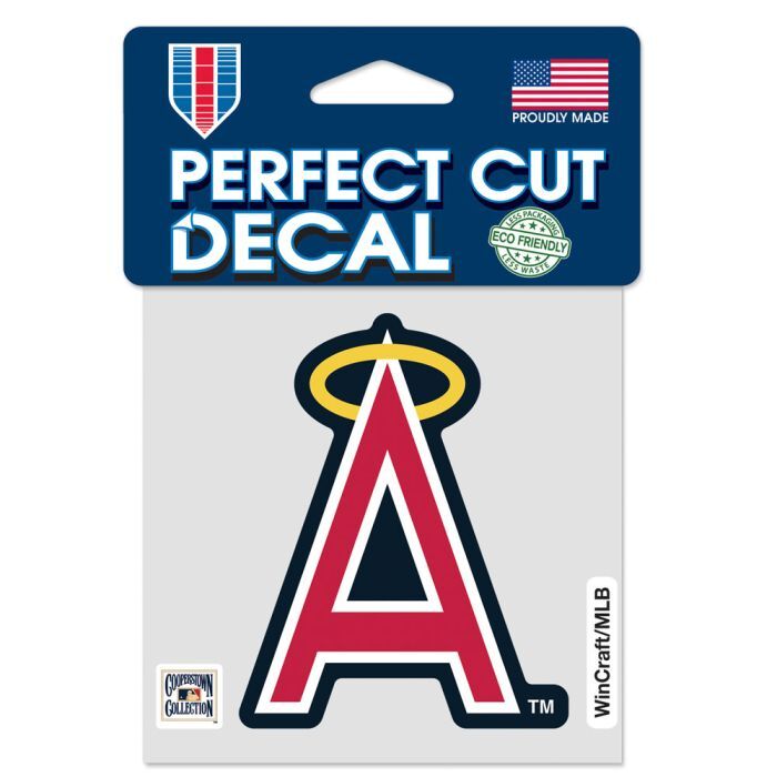 Los Angeles Angels 1972 Cooperstown Perfect Cut Decal 4x4"