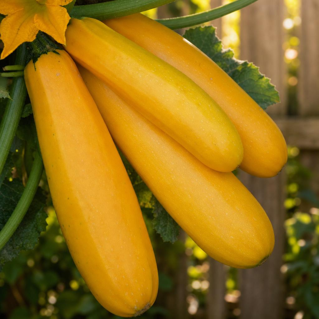 Atena Polka Courgette - 2x Mini Plug Plants - Heavy Cropper Yellow
