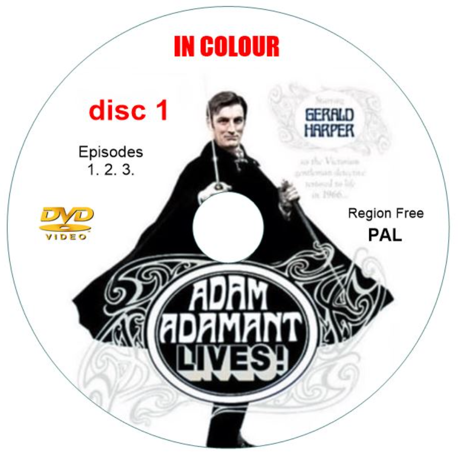 Adam Adamant Lives! in Colour double DVD set