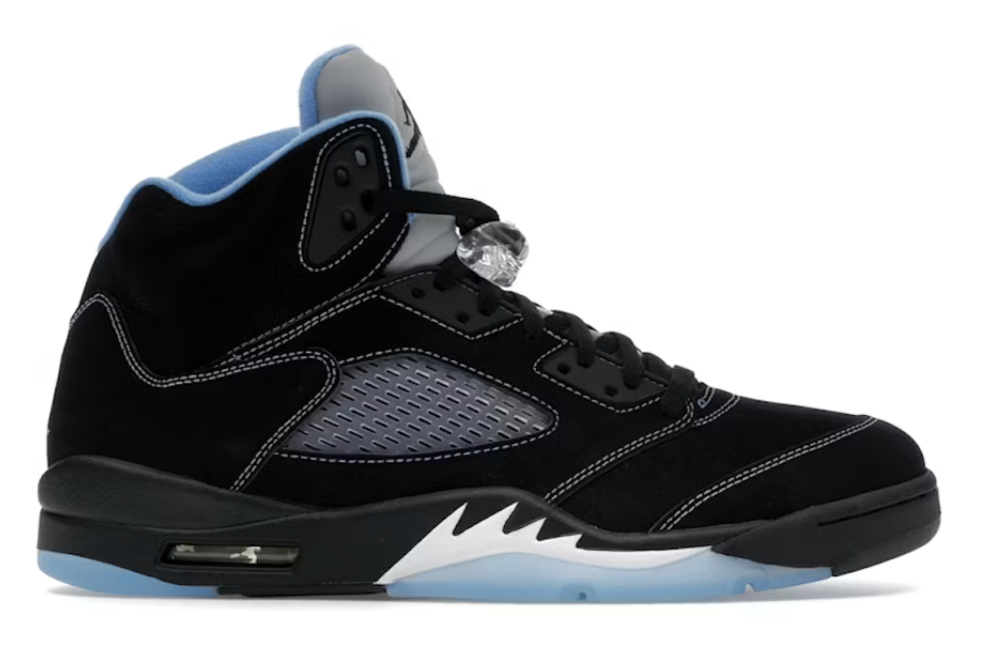 Jordan 5 Retro Black University Blue (2026) size 7 (new)