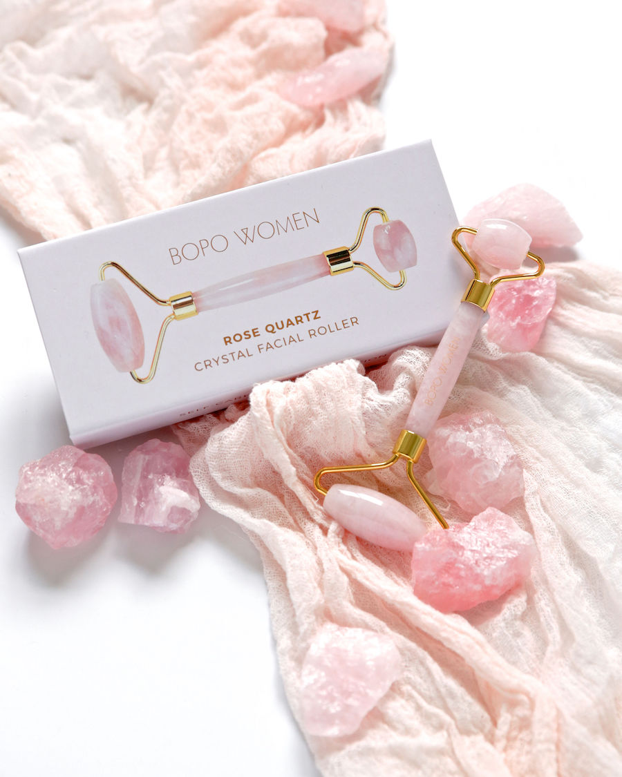 Bopo Women - Rose Quartz Facial Roller