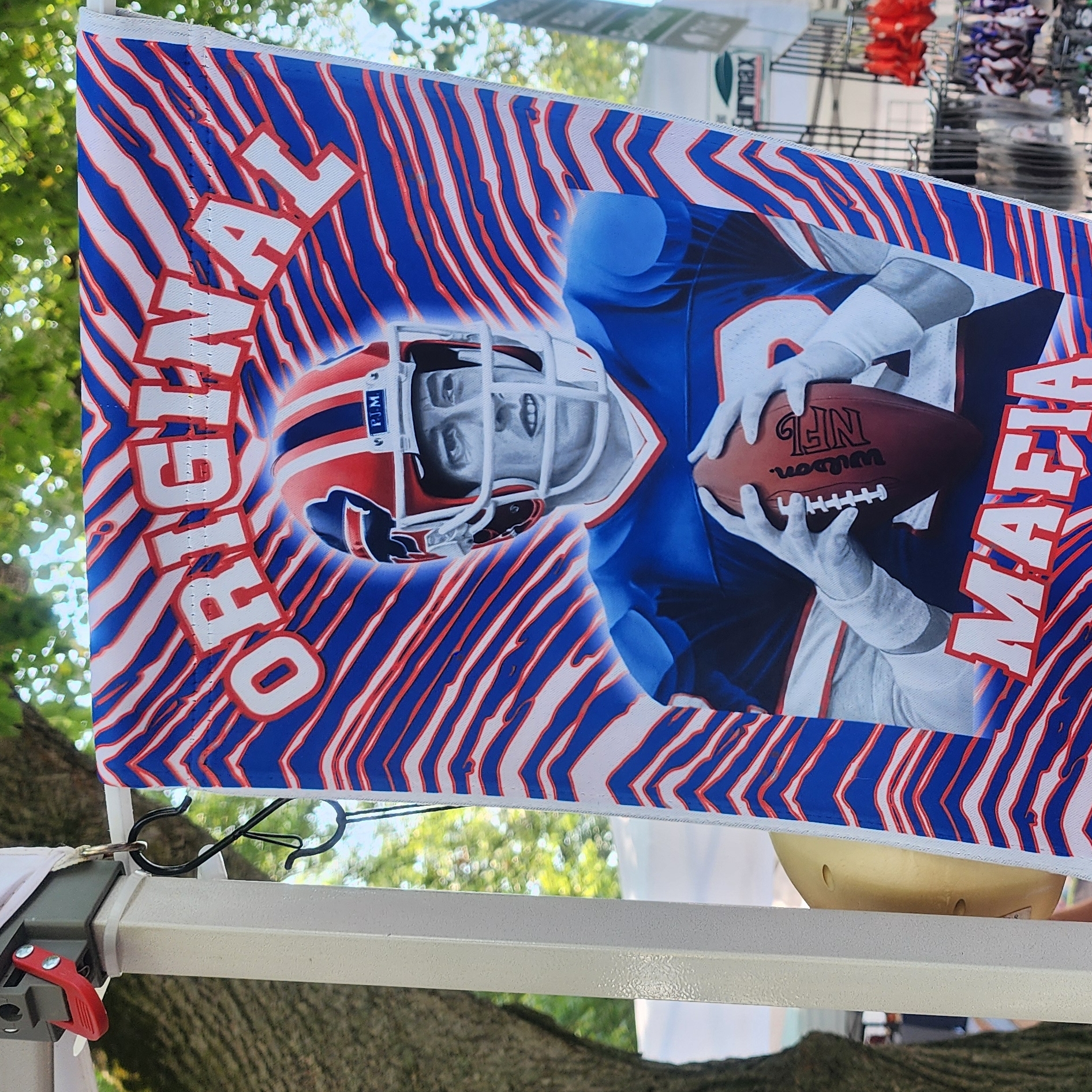 Double sided flag