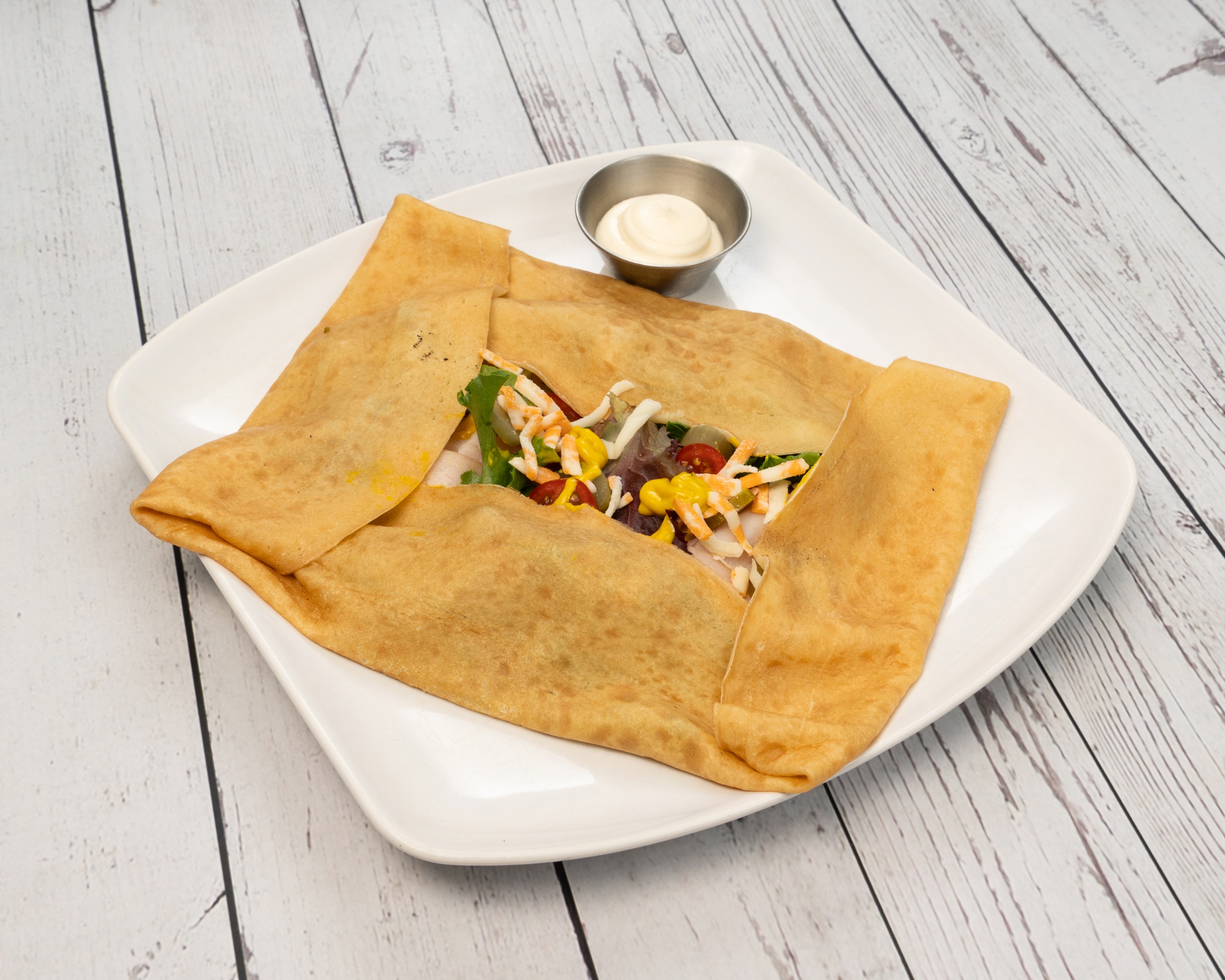 Turkey & Cheese Crepe