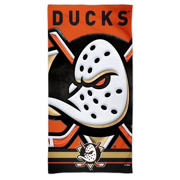 Anaheim Ducks Spectra Beach Towel