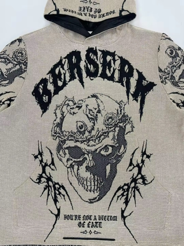 Hoodie: Berserk Short Sleeve Tapestry, image 3